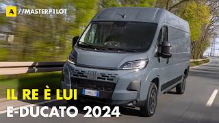 Nuovo Fiat Ducato 2024  Il Re è sempre lui Anche ELETTRICO [upl. by Dynah]