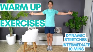 Dynamic Stretch WarmUp Exercises For Seniors  More Life Health [upl. by Joeann]