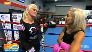 Female Boxing Champion Erin McGowan  Part 1  Today Perth News [upl. by Devad]