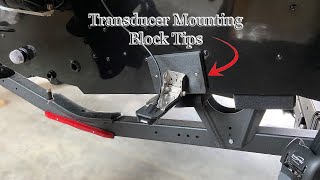 How to Install a Transducer Mounting Block on Your Boat or Kayak  Tips [upl. by Shaver]