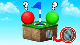 Golf It on ONE MINECRAFT BLOCK [upl. by Yecad453]