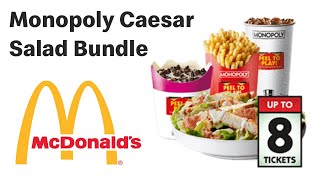 Checkout Basket McDonalds Chicken Caesar Salad Meal [upl. by Logan480]