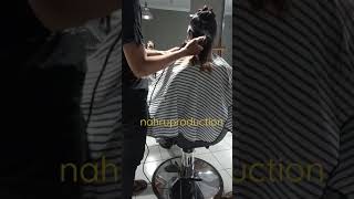 Women Haircut At Barbershop [upl. by Duomham]