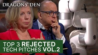 Top 3 Tech Pitches Turned Down By Dragons  Vol2  Dragons Den [upl. by Meihar]