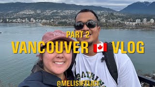 Vancouver 🇨🇦 Vlog Part 2  Stanley Park Marugme Udon The Hive Japadog Honolulu Coffee [upl. by Naruq]