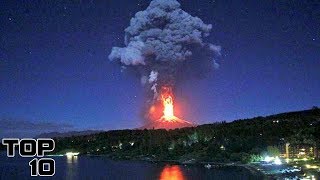 Top 10 Volcanic Eruptions Caught on Camera [upl. by Ailsa]