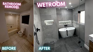 Building a WETROOM  Bathroom Renovation [upl. by Piwowar]