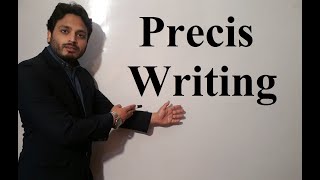 Precis Writing By Syed Ali Raza Kazmi [upl. by Shriner]