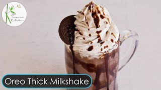 Oreo Chocolate Thick Milkshake  Oreo Milkshake Recipe  The Terrace Kitchen [upl. by River]