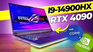 O Notebook Gamer MAIS POTENTE do BRASIL  ROG STRIX SCAR 18 i914900HX RTX 4090 [upl. by Ryon]