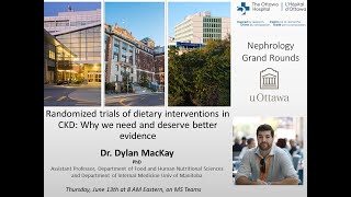 RCTs of Dietary Interventions in CKD with Dr Dylan MacKay [upl. by Nace541]