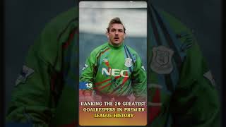 Ranking the 20 Greatest Goalkeepers in Premier League History shorts goalkeeper premierleague [upl. by Ahsiuq]