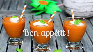 Soupe froide de melon amp abricots [upl. by Darian]