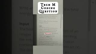 Tech Mahindra Coding Questions 2023 🤔🤔 [upl. by Ritter921]