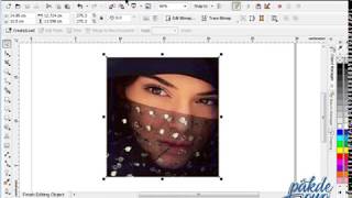 Create Calligram  Text Portrait in CorelDRAW [upl. by Aivun]