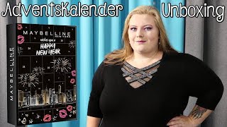 Maybelline Adventskalender 2019 🎄 UNBOXING 🤔 Was ist drin  PrimaDina [upl. by Llenreb]