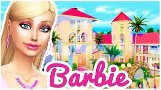 BARBIE LIFE IN THE DREAMHOUSE  The Sims 4 Build [upl. by Hannazus]