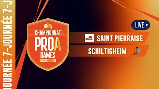 PRO A DAMES  J7  ENT SAINT PIERRAISE  SCHILTIGHEIM SU [upl. by Erusaert]