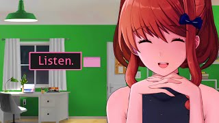 Listening Through Monikas Door  Dialogues  quotMonika After Storyquot DDLC Mod [upl. by Tasia]