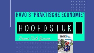 Praktische Economie Hoofdstuk 1 HAVO 3  Uitlegvideo en samenvatting [upl. by Onileva]