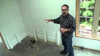 Wall Paneled Wainscoting Kit Installation  Step 6 Stile Spacing [upl. by Herald]