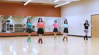 Get Saucy  Line Dance Dance amp Teach [upl. by Rennob]