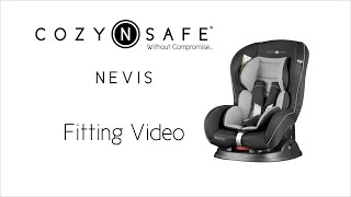 Cozy N Safe Nevis Group 01Child Car Seat Fitting Video [upl. by Aerda]