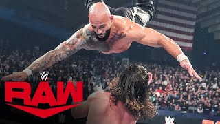 Ricochet vs JD McDonagh Raw highlights March 25 2024 [upl. by Atiuqehs]