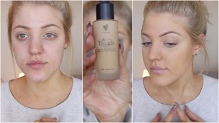 Younique Mineral Touch Liquid Foundation  Review amp Demo [upl. by Ellon]