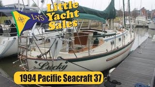 SOLD 1994 Pacific Seacraft Crealock 37 Sailboat at Little Yacht Sales Kemah Texas [upl. by Enel]