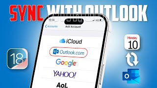 How to Sync iPhone Calendar With Outlook After iOS 18 Update [upl. by Reinhardt]