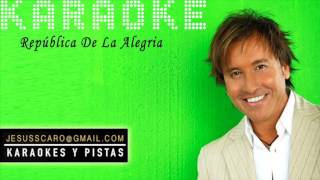 KARAOKE Ricardo Montaner  República De La Alegría PISTA [upl. by Esyle47]