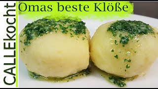 Omas Kartoffelklöße selber machen  Das Rezept  lecker und einfach [upl. by Kciwdahc]