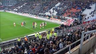 Jahn Regensburg  Mannschaft bei ihren Fans bei St Pauli [upl. by Artemas]