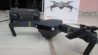 TUDO SOBRE O DRONE EACHINE E58 FILHOTE IMITAÇÃO DO DJI MAVIC PRO [upl. by Vernice]