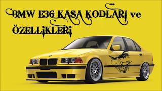 BMW E36 Motor Kodları ve Özellikleri [upl. by Yanahs]