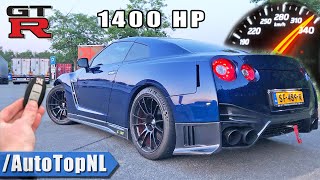 1400HP NISSAN GTR Total Car Concept 337kmh REVIEW on AUTOBAHN by AutoTopNL [upl. by Rust]