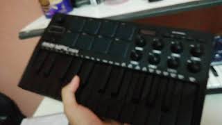 Unboxing Akai Professional MPK Mini MK3 BLACK [upl. by Martinson922]