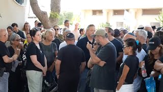 Israeli mourners hold funeral for hostage killed in Gaza [upl. by Caleb]