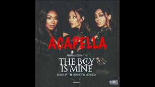 Ariana Grande  the boy is mine Remix  Acapella [upl. by Graubert]