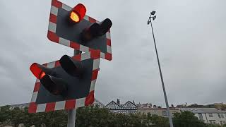 Level crossing in Deganwy Llandudno Wales UK by Adas part2 [upl. by Gingras415]