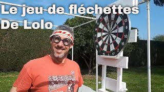 Fléchettes  Incroyable  Lolo vous présente son jeu portable intérieur extérieur  visez le 180 [upl. by Adnamal]