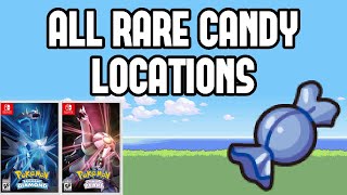 All Rare Candy Locations in Pokemon Brilliant Diamond amp Shining Pearl [upl. by Sargent]