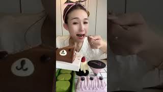 ASMR Eating chocolate Cake 🎂🍰 [upl. by Lovato]