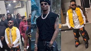 wizkid scattered everywhere with his new album morayo as davido shut down last night with friends [upl. by Ecinnaj]