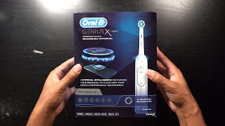 Oral B Genius X Electric Toothbrush Unboxing [upl. by Button]