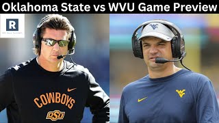 Oklahoma State vs West Virginia Game Preview  College Football Game Predictions [upl. by Ahsiei]