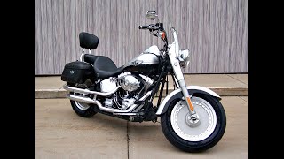 SOLD 2003 Harley Davidson Fat Boy Anniversary Fuel Injection FLSTFI [upl. by Kenway]