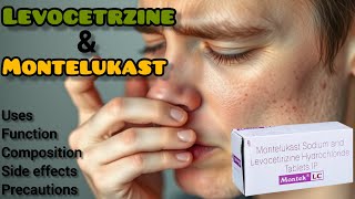 Levocetrizine And Montelukast  Montek LC tablet Uses Side Effects Precautions In Hindi [upl. by Nelan]