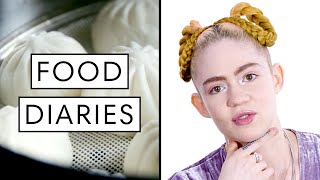 Everything Grimes Eats During Her Pregnancy  Food Diaries Bite Size  Harpers BAZAAR [upl. by Napra]